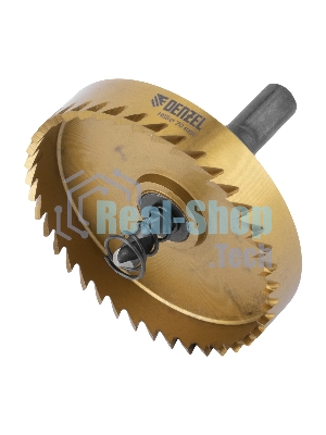 Коронка по металлу Denzel HSS, 70 мм, нитридтитановое покрытие