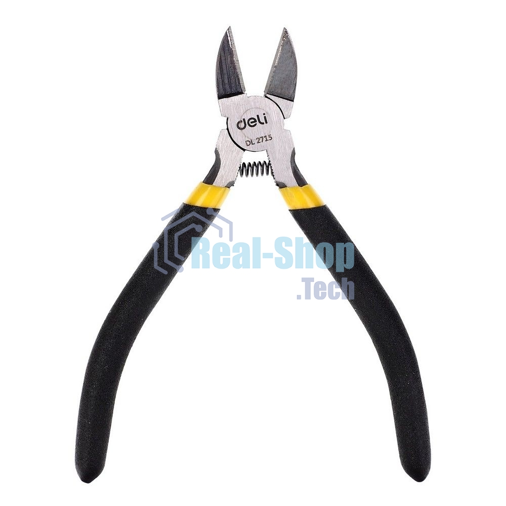 Мини-бокорезы Deli DL2715 125мм, сталь 55С, противоскользящая ручка