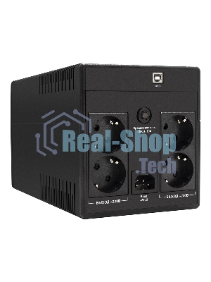 Источник бесперебойного питания ExeGate EP285511RUS SpecialPro Smart LLB-1600.LCD.AVR.EURO.RJ.USB 1600VA/950W, LCD, AVR, 4 евророзетки, RJ45/11, USB, черный