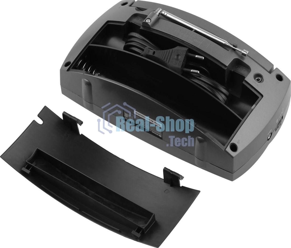 Радиоприемник Vitek VT-3591 (GY) LED индикатор Телескопическая антенна Тип батареек	UM-1