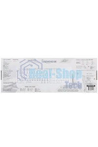 Комплект клавиатура+мышь Qumo Space K57/M75 (цвет белый), беспроводной 2.4G, 104 клавиши, клавиатура + мышь, 3 кнопки, 1200 dpi