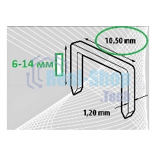 Степлер GROSS 41007 мебельный (Aluminium 140) алюм корпус рег удара тип Скобы 140 300 6-14мм