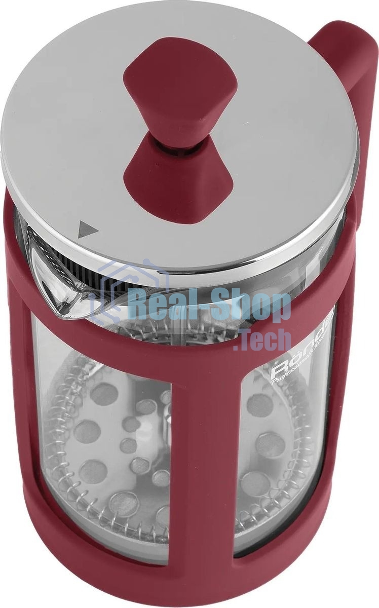 Френч-пресс Rondell Stripes RDS-1641 0.6 л красный