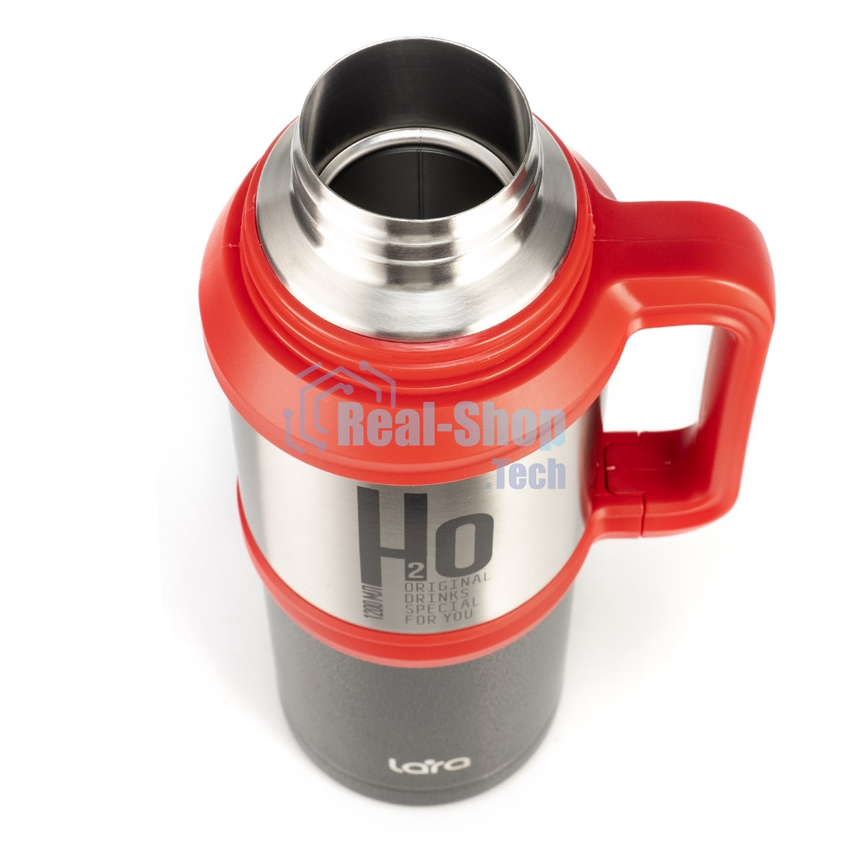 Термос Lara LR04-17 1,2 л нержавеющая сталь/пластик