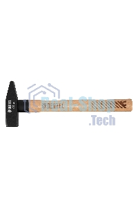 Молоток слесарный Denzel 600 г, кованый квадратный боек, буковая рукоятка