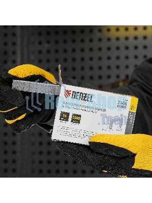Скобы Denzel 21GA для пнев. степл., 16мм, шир. - 0,95мм, тол. - 0,6мм, шир. скобы - 12,8мм, 5000 шт