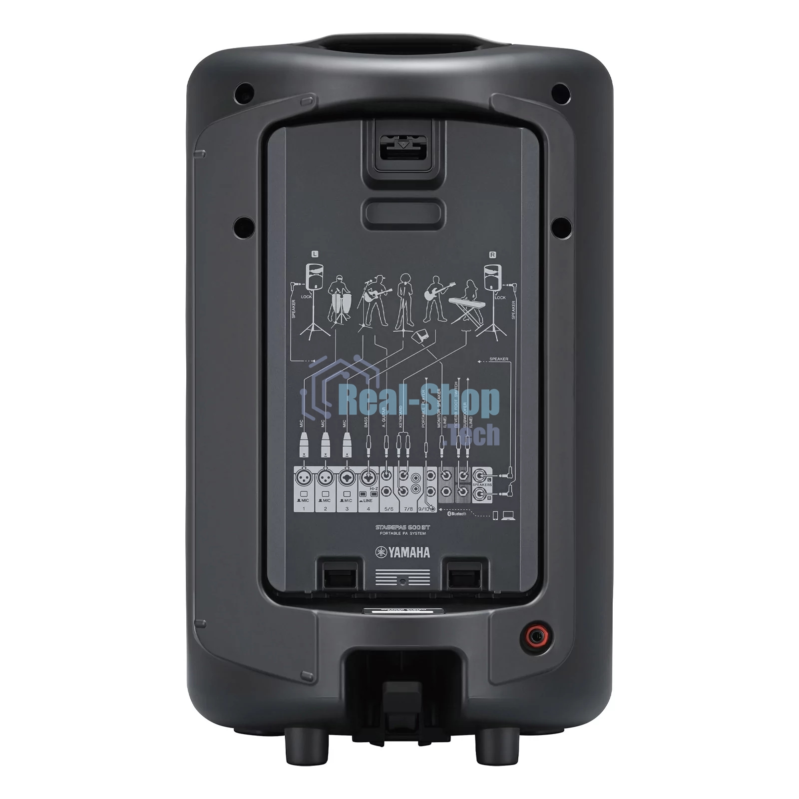 Система звукоусиления Yamaha STAGEPAS600BT портативная, 680 Вт, 2 х 10