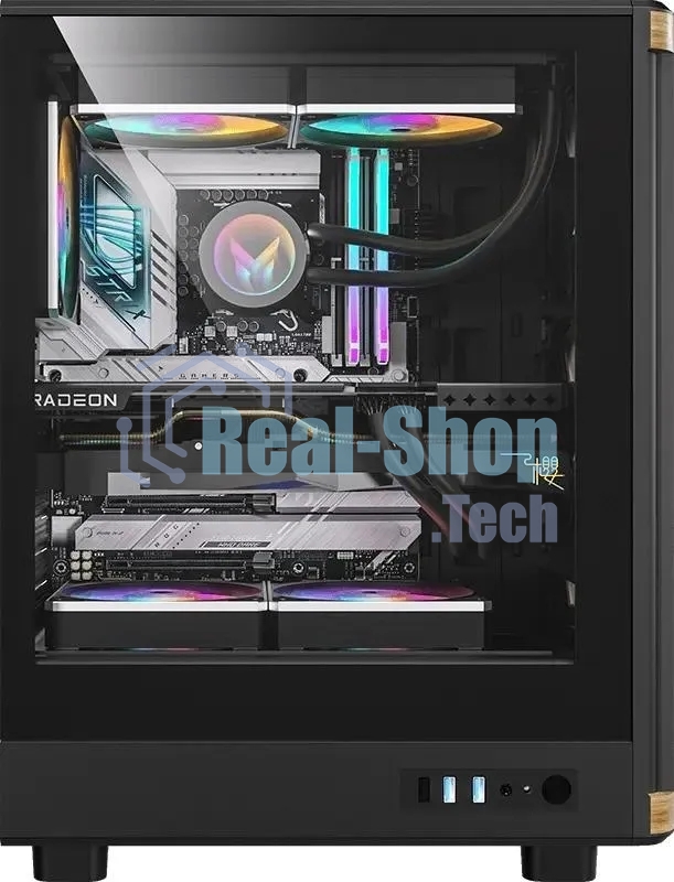Компьютерный корпус Aerocool/Formula TimberLine T1 черный без БП ATX 4x120мм 1xUSB 2.0 1xUSB 3.0 1xUSB3.1 audio bott PSU