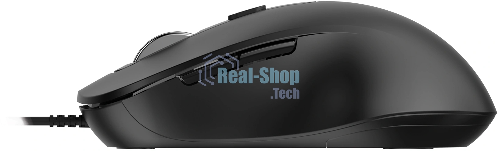 Мышь проводная Oklick 211M черный, 2400 dpi, USB, кнопки - 6