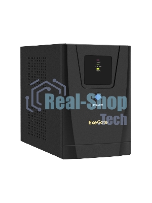Источник бесперебойного питания ExeGate SpecialPro UNB-1500.LED.AVR.C13.RJ 1500VA/950W, LED, AVR, 6*IEC-C13, RJ45/11, черный