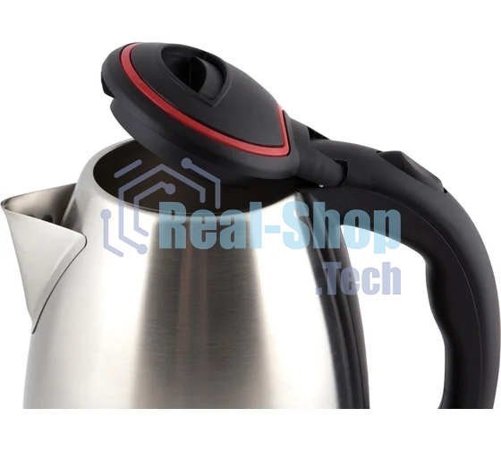 Чайник электрический Матрена MA-001 1,8 л, сталь,цвет крышки красный (005457)