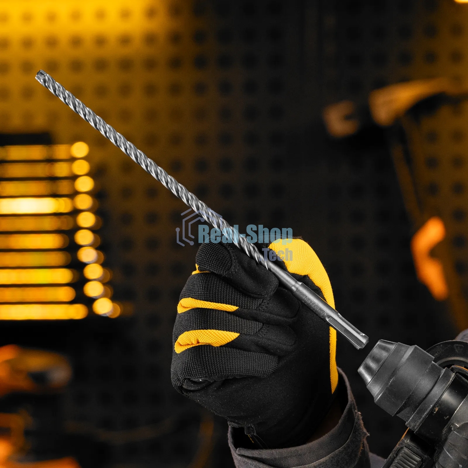 Бур по бетону Denzel цельная крестовая пластина, 8x265 мм, SDS PLUS