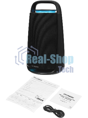Минисистема Hyundai Select H-MC1242 черный 160Вт USB BT