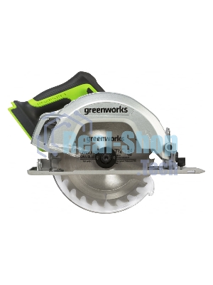 Циркулярная пила аккумуляторная GreenWorks GD24CS 24В, без АКБ и ЗУ (1500907)