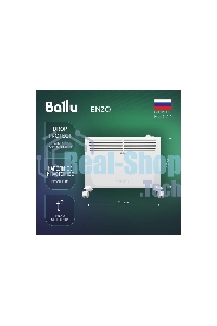 Конвектор Ballu Enzo BEC/EZMR-2000 белый, 2000 Вт, 25 м2, термостат