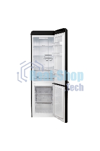 Холодильник Maunfeld MFF186NFRB черныйдвухкамерный 181/71л морозилка снизу