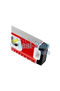 Уровень алюминиевый Matrix, магнит фрезеров 3 глазка 2 комп, рукоятки, 1000 мм