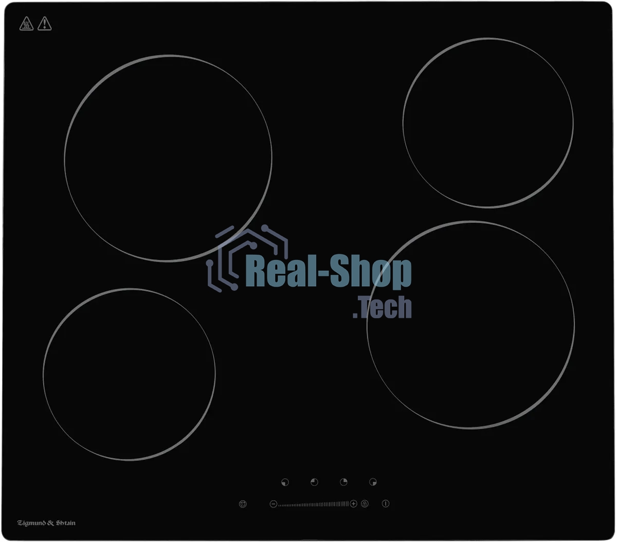 Электрическая варочная панель Zigmund & Shtain CN 42.6 B Hi-Light, независимая, черный