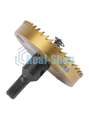 Коронка по металлу Denzel HSS, 70 мм, нитридтитановое покрытие