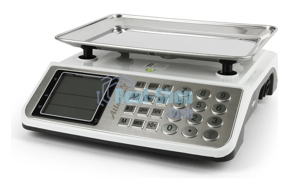 Весы торговые электронные настольные Atlanta ATH-6115 белый