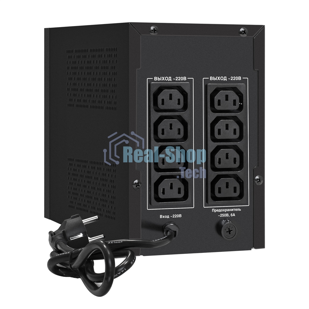 Источник бесперебойного питания ExeGate SpecialPro UNB-1500.LED.AVR.C13.RJ 1500VA/950W, LED, AVR, 6*IEC-C13, RJ45/11, черный