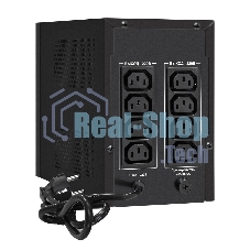 Источник бесперебойного питания ExeGate SpecialPro UNB-1500.LED.AVR.C13.RJ 1500VA/950W, LED, AVR, 6*IEC-C13, RJ45/11, черный