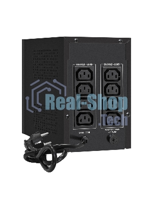 Источник бесперебойного питания ExeGate SpecialPro UNB-1500.LED.AVR.C13.RJ 1500VA/950W, LED, AVR, 6*IEC-C13, RJ45/11, черный