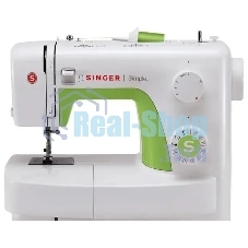Швейная машина Singer Simple 3229 белый, электромеханическая, вертикальный качающийся, 29 операций, петля полуавтомат