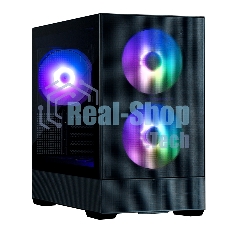Компьютерный корпус ZALMAN P30 AIR, MATX, BLACK, WINDOW, 2xCombo (3.5'' or 2.5''), 3x2.5