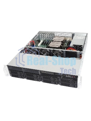 Корпус Ablecom CS-R25-37P, 2U, чёрный, 3 x 80 мм