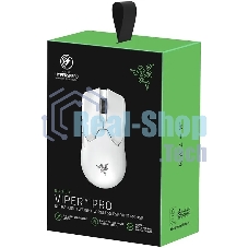 Мышь беспроводная/проводная Razer Viper V2 Pro белый, 30000 dpi, радиоканал, USB, кнопки - 5