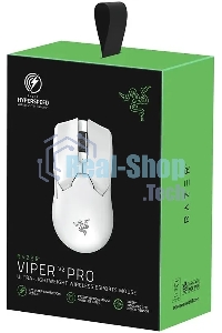 Мышь беспроводная/проводная Razer Viper V2 Pro белый, 30000 dpi, радиоканал, USB, кнопки - 5