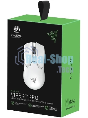 Мышь беспроводная/проводная Razer Viper V2 Pro белый, 30000 dpi, радиоканал, USB, кнопки - 5