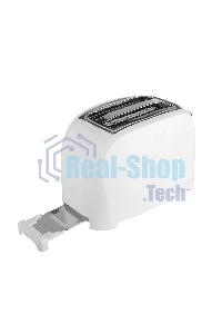 Тостер Centek CT-1420 (белый) 750 Вт, 7 уровней мощности, теплоизолированный корпус, функция отмены