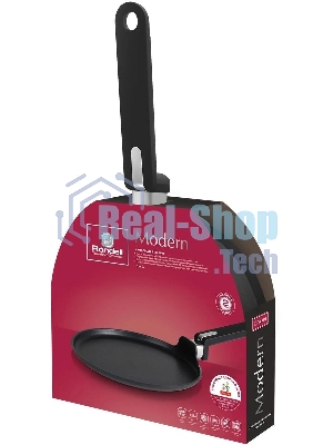 Сковорода блинная Rondell Modern RDA-1725, 24см, без крышки, черный