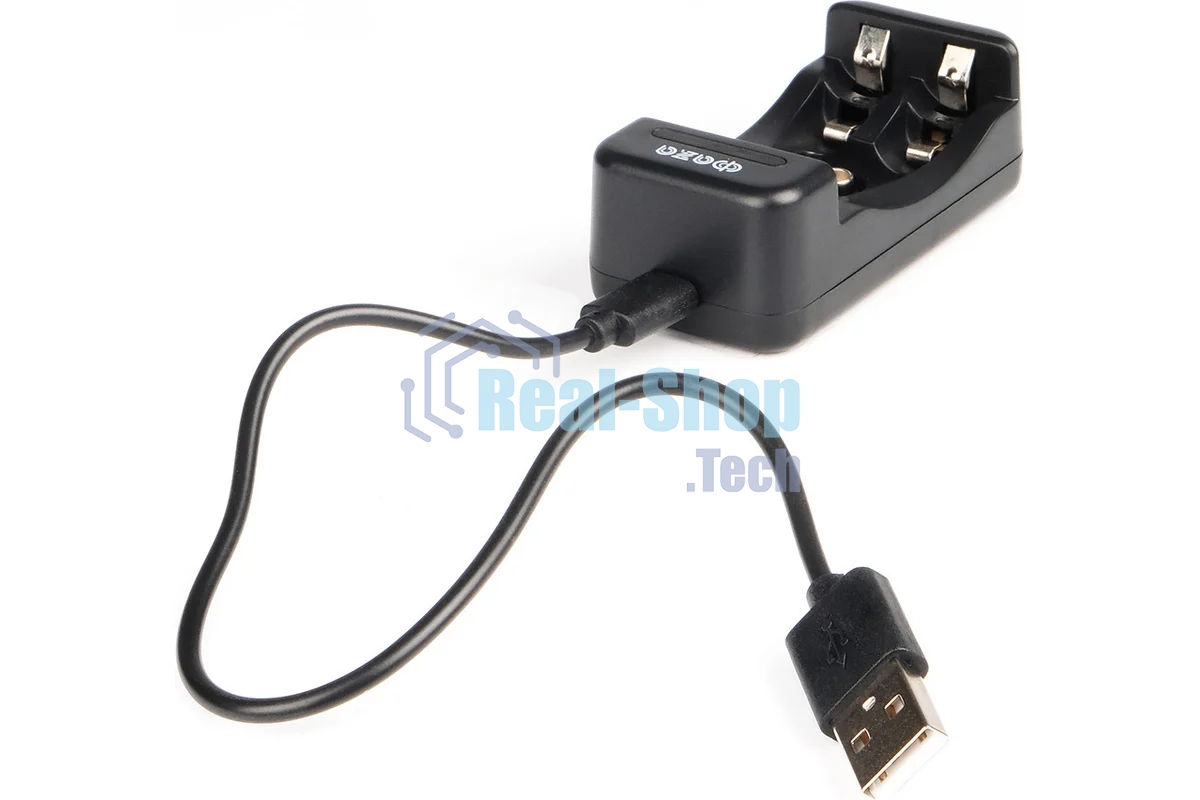 Устройство зарядное B-50USB Ni-Cd/Ni-MH (2хAA/2хAAA/1х9В) индикатор зарядки питание от USB кабель MicroUSB-USB в комплекте ФАZА 5038806