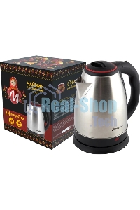 Чайник электрический Матрена MA-001 1,8 л, сталь,цвет крышки красный (005457)