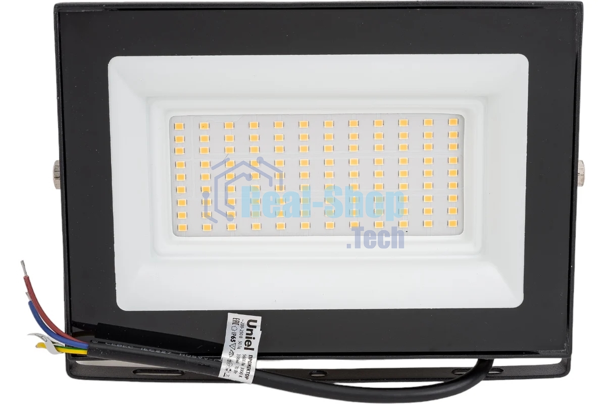 Прожектор светодиодный UNIEL (UL-00007734) ULF-F21-70W/3000K IP65 200-250В черный