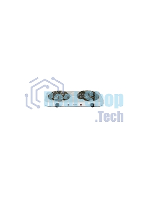 Плита настольная электрическая Blackton Bt HP205W белый, 2 кВт, ТЭН, конфорки - 2, эмаль, поворотные переключатели