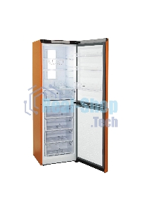 Холодильник Бирюса Б-T940NF оранжевый двухкамерный 210/130 л морозилка снизу, No Frost