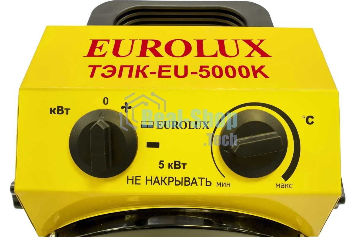 Пушка тепловая электрическая ТЭПК-EU-5000K круглая керамич. нагрев. элемент EUROLUX 67/1/38