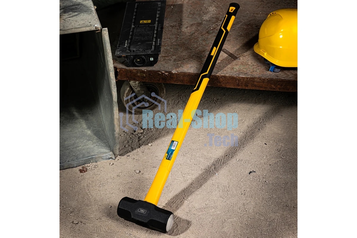 Кувалда Deli DL6913 4500 гр, рукоятка из высокопрочного стекловолокна