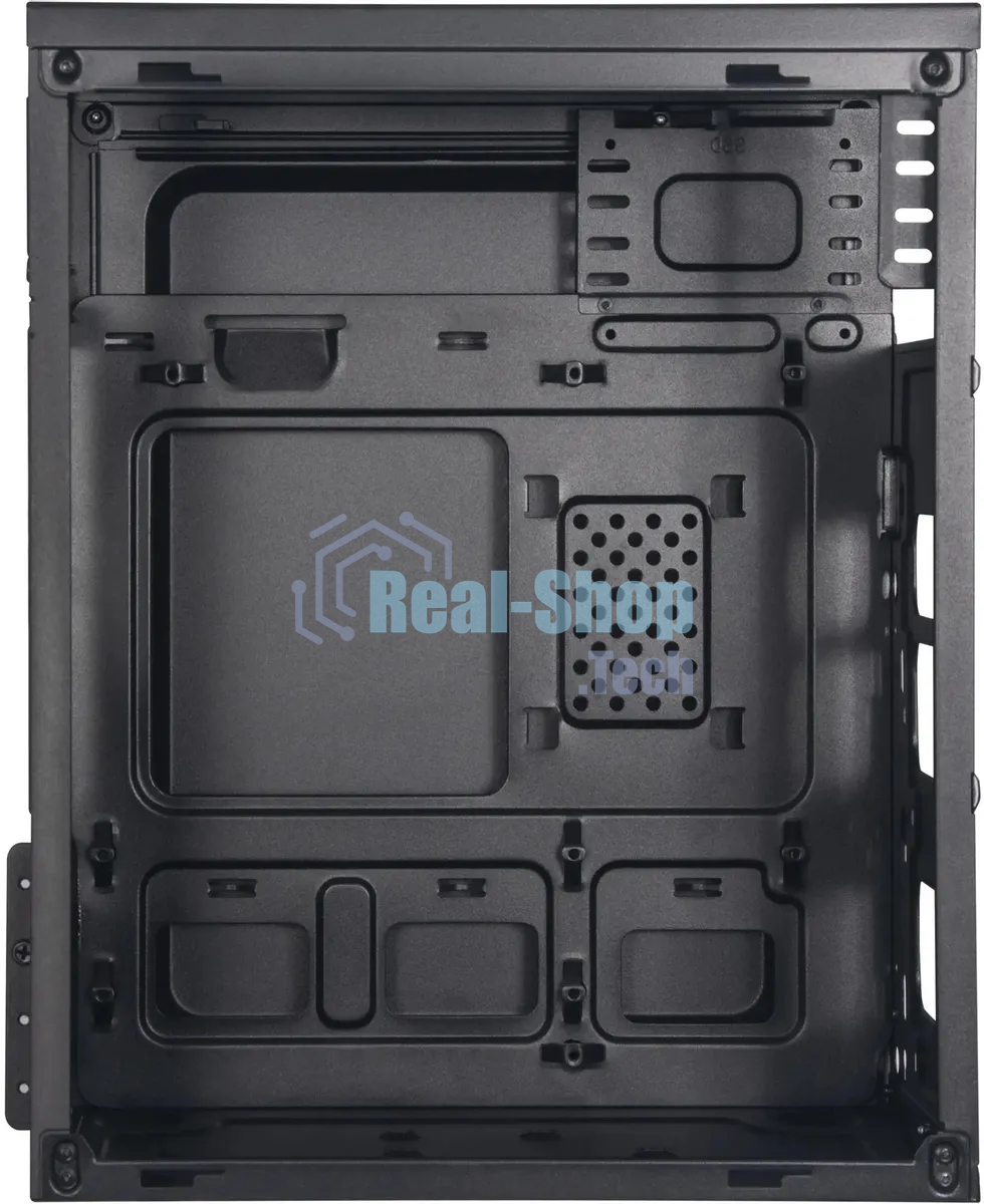 Компьютерный корпус KingPrice KPCC-MN210 черный без БП mATX 1x80мм 2x120мм 2xUSB 2.0 audio