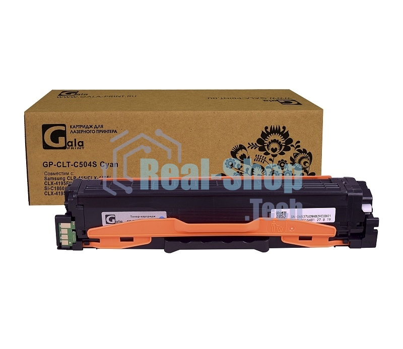 Картридж лазерный GalaPrint GP-CLT-C504S голубой (1800 стр) для Samsung CLP-415/CLX-4195/CLX-4195FW/Xpress Sl-C1810/Sl-C1860/CLP-415N/CLP-415NW/CLX-4195FN/CLX-4195N