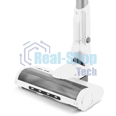 Пылесос вертикальный Coolfort CF-3002 белый, питание от аккумулятора, 120 Вт, уборка сухая, пылесборник 0.9 л, работа от АКБ max 32 мин.