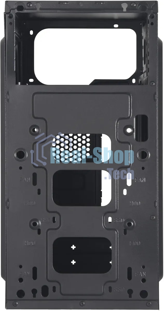 Компьютерный корпус Digma DCC-MN302 черный без БП mATX 1x80мм 2x120мм 1xUSB2.0 1xUSB3.0 audio