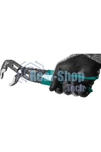 Клещи переставные KRAFTOOL 22353-25 Bulldog Cr-V, max захват 60мм, губки 6мм, 250мм