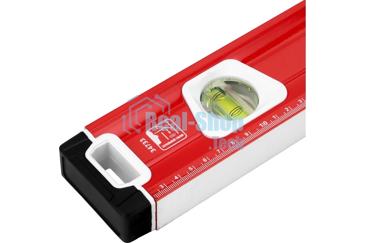 Уровень алюминиевый Matrix, магнит фрезеров 3 глазка 2 комп, рукоятки, 1000 мм