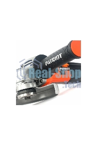 Угловая шлифовальная машина PATRIOT AG 120Mвибро, пылезащищенная. 720 Вт, Диск 125 мм, 11000 об/мин