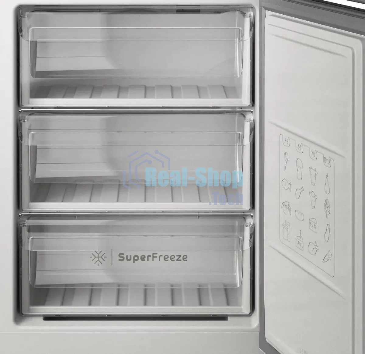 Холодильник Indesit ITS 4200 G серебристый двухкамерный 247/78л морозилка снизу, No Frost